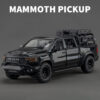 1:32 DODGE Mammoth 1000 TRX Alloy Pickup Car Model Diecast Metal Off-road Vehicle Model Sound and Light Simulation Kids Toy Gift