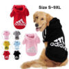 ec77e28b53f12ebb Winter Dog Clothes Adidog Sport Hoodies Sweatshirts Warm Coat Clothing for Small Medium Large Big Dogs Cat Pets Puppy Outfi