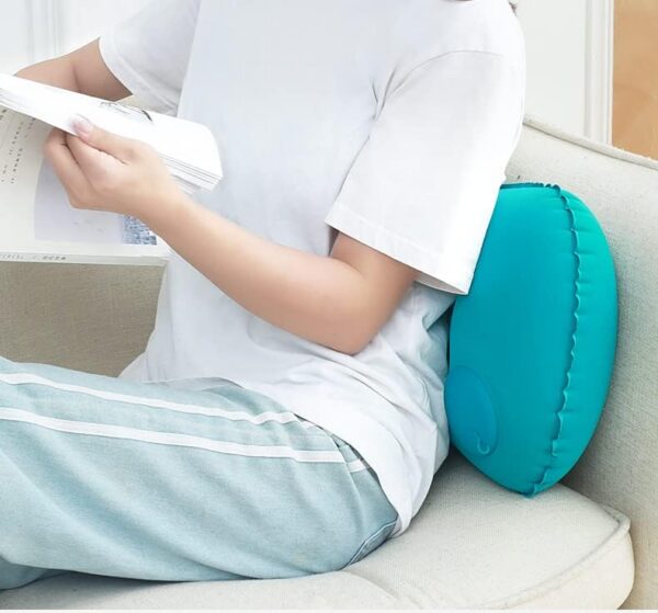 Compression Inflatable Camping Pillow, 19.2 "L Inflatable Pillow, Camping Inflatable Pillow, Camping Sleeping Inflatable Pillow (Orange)