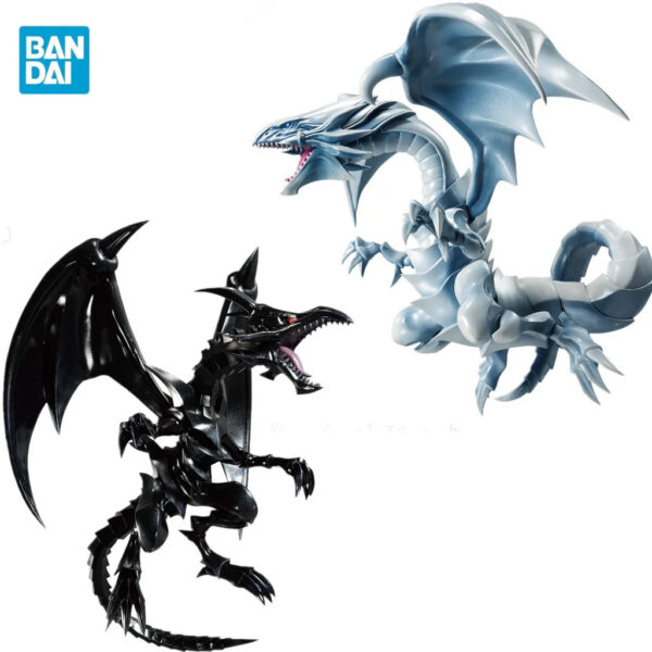 ec867e0f4351ec7e Original BANPRESTO Yu-Gi-Oh! Duel Monsters Blue-Eyes White Dragon Anime Figure Action PVC Red-Eyes Black Dragon Toys Model