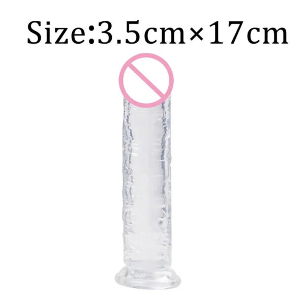 ec9877c7da8ea953 7 Size Realistic Dildo Jelly Penis Suction Cup Dildo Big Dick Female Masturbator Clitoral Stimulator Lesbian Sex Toys For Women