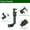 Rearview Holder, 360° Rotatable and Retractable Car Phone Mount, Multifunctional Rear View Mirror Holder for All Ca