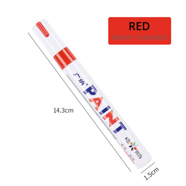 eca431d7d128886a 1Pc Car Oily Painting Waterproof Permanent Graffiti Touch Up Tyre Marker Auto Rubber Tire Tread Mark Pen for Bike Cars Metal