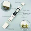 1PC White Digital Quality TDS EC Meter Range 0 to 9990 Multifunctional Water Purity Temperature TEMP PPM Tester