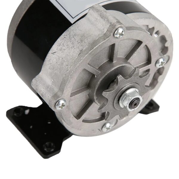 12V 250W Gear Reduction Electric Motor with 9 Tooth Sprocket Brushed DC Motors Reductor for E‑bike Scooter