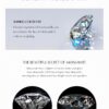 MODIAN Dazzling D Color Rectangle Moissanite Stackable Rings 925 Sterling Silver Eternity Band Rings For Women Fine Jewelry