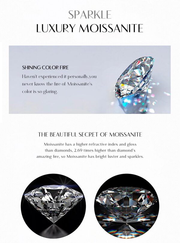 MODIAN Dazzling D Color Rectangle Moissanite Stackable Rings 925 Sterling Silver Eternity Band Rings For Women Fine Jewelry