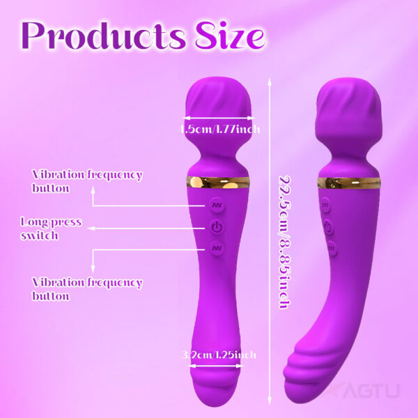 eccbea3b5a0ab3df G-spot AV Wand Female Masturbation Massage Clitoral Stimulator Dildos Rechargeable Sex Toys Vibrator for Women