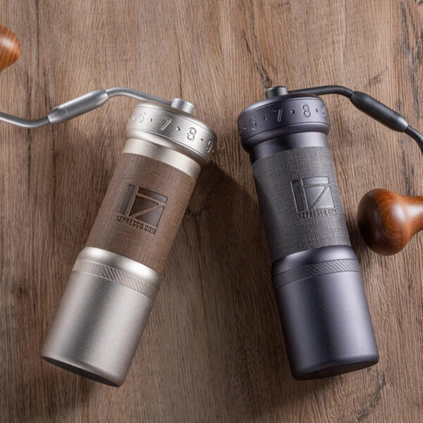 ecd5643dc9da320e 1zpresso Kultra coffee grinder Portable manual coffee mill adjustable 304stainless steel burr special 7core burr