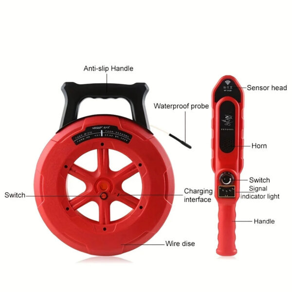 ece0e2dbba1c7634 Noyafa Pip Iron Pipe Blockage Detector 20M Line Diagnostic-tool Scanner Pipeline Blocking Clogging Plumbers Instrument