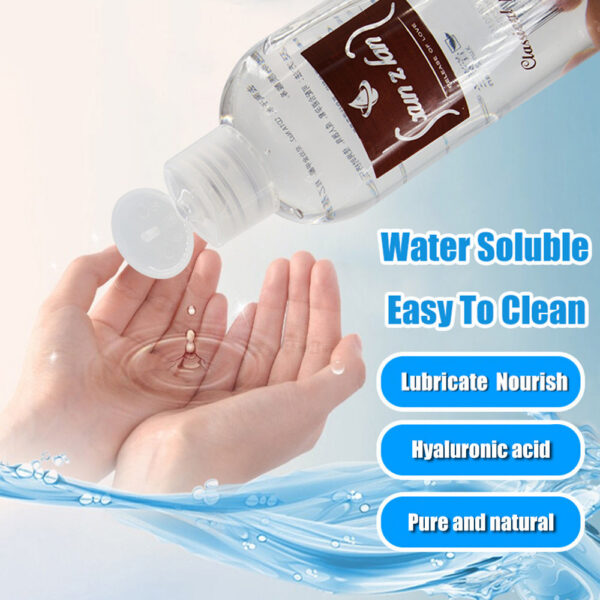 Water-soluble Personal Lubricants for Toys Gay Anal Lubricant Vagina Massage Oil Adult Sex Product Lube Water Based Natural