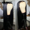 ece52fcf5cb821c5 WOW ANGEL 250% 13x6 Wigs Straight Invisible Melt Skin HD Lace Front Human Hair Wig