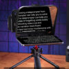 Ulanzi RT02 Teleprompter Portable Mini Collapsible Prompter for Tablets DSLR Laptop Camera Phone Live Streaming Video Recording