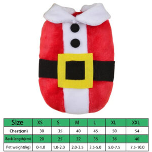 ecf407946a8bed46 Christmas Clothes Winter Warm Soft Fleece Dog Sweater Clothing for Dogs Puppy Cat Chihuahua Costume Coat Pet Supplies