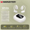 ecf59f95e42bbf75 Monster Smart Touch Screen Bluetooth 5.4 Earphones Sports OWS Wireless Headphone IPX5 Waterproof Headsets Support TF Card Music