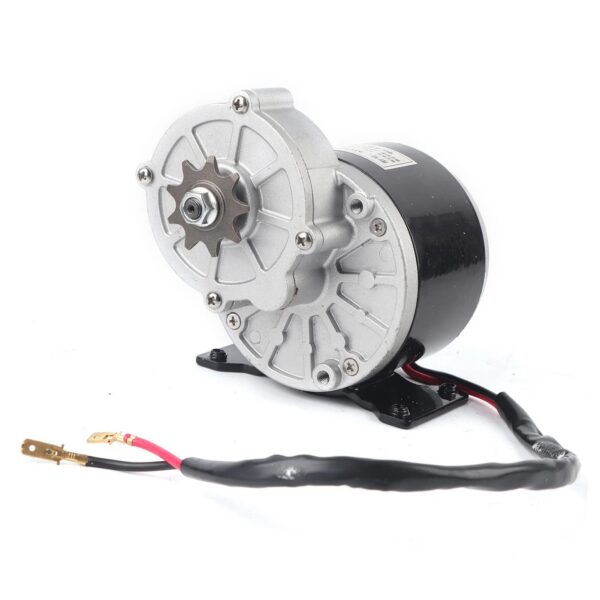 12V 250W Gear Reduction Electric Motor with 9 Tooth Sprocket Brushed DC Motors Reductor for E‑bike Scooter
