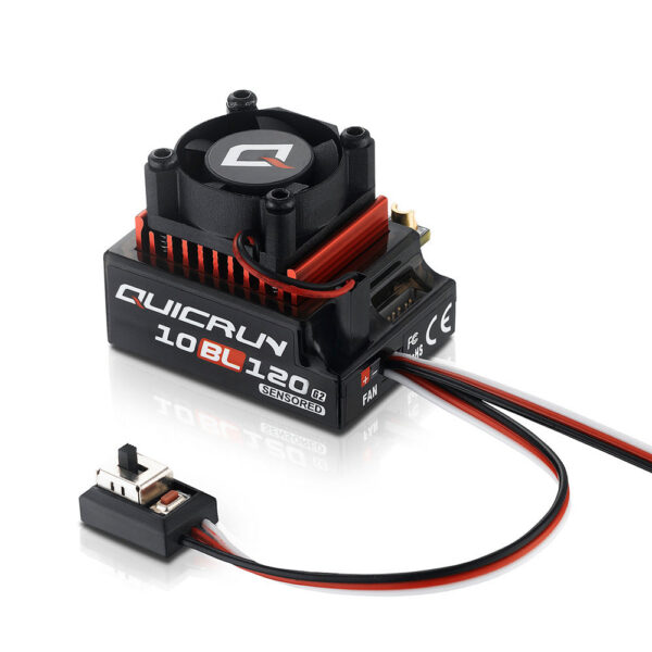 ecfc884d0a713c0a Hobbywing QUICRUN Sensored 10BL120 120A /10BL60 60A 2-3S Lipo Brushless ESC for 1/10 Car