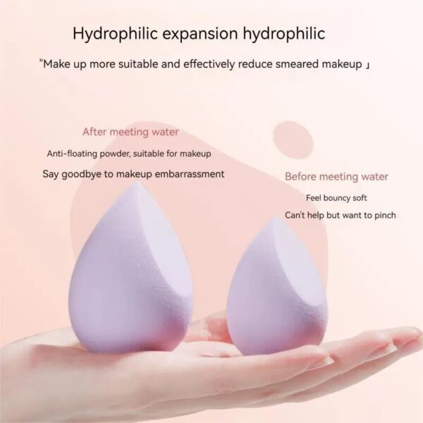 ed35f3d44f6b254e 4PCS Eggs Set Seamless Smudging More Hygienic Prevents Bacteria Buildup Create A Flawless Makeup Look Beauty Egg Case