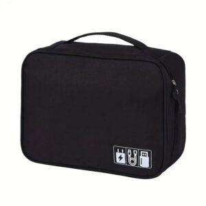Waterproof Digital Electronic Portable USB Data Line Charger Plug Storage Bag Travel Cable Organizer