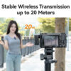 Ulanzi A100 Wireless Microphone Lavalier MIC for iPhone 16 15 Pro（Max） Camera Sound Recording Real-time Monitoring  J12 Upgrade