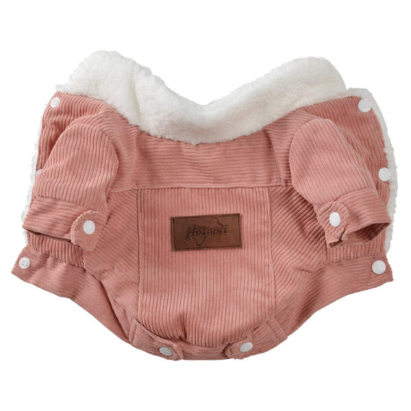ed554ea689438be4 Autumn Winter Puppy Pet Dog Coat Jacket For Small Medium Dogs Thicken Warm Chihuahua Yorkies Clothes Pets Clothing