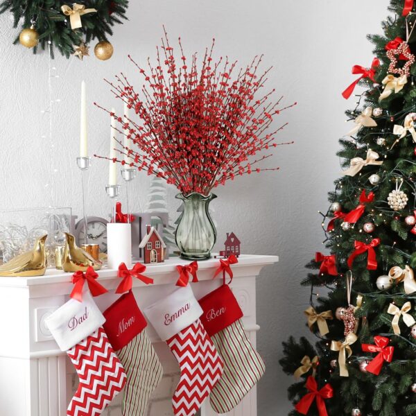 ed6d5e51115a7948 Sggvecsy 10 Pcs 29.5’’ Long Artificial Jasmine Flowers Tall Fake Flower Bouquet Faux Jasmine Plants Dry Branches for Wedding Home Party Office Hotel Restaurant Kitchen Decoration(Blue)