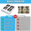 Propane Gas Stove,4 Burner Gas StovePortable Gas Stove Auto Ignition Camping Stainless Steel Stove 4 Burner LPG for RV, Apartment,Outdoor