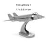 3D Metal Military J-20 J-10B SU-34 KA-50 Fighter UFO RAH-66 Helicopter DIY Handmade Assemble Model Jigsaw Puzzles
