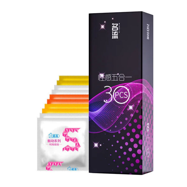 Super Ultra Thin Condoms 30pcs MingLiu Intimate Condone Good Sex Products Natural Rubber Latex Penis Sleeve long-lasting For Men