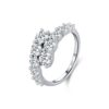 ed9abbc0e55ed9eb MODIAN 925 Sterling Silver Classic Luxury Round CZ Eternity Band Rings For Women Wedding Engagement Statement Jewelry Gift