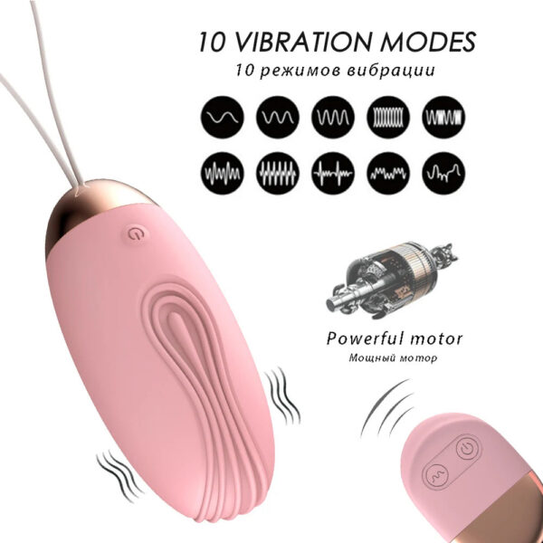 ed9cf1850312f5da Sex Toys for Woman Wireless Remote Control 10 Speeds Vibrating Eggs Clitoris Stimulator Vaginal Massage Ball G- Spot Vibrators