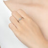 ed9f236091591aa8 IOGOU Mosanite Diamond Rings for Women 0.5 Carat Engagement Round Cut Solitaire Ring Real Sterling Sier Wholesale Jewelry