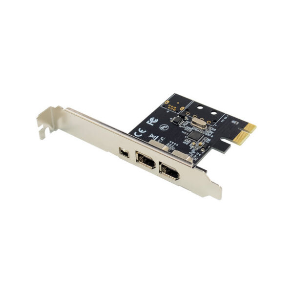 PCIe X1 3 Ports Firewire 4pin 9pin Expansion Card PCI Express 1394B 1394A VIA VT6315 Chipset Adapter PCI-E 1X to 1394 Soundcard