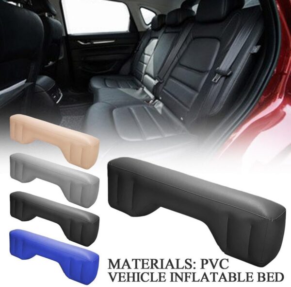 Inflatable Car Bed Filler for Comfortable Back Seat Extender Durable Travel Pad Slip Gap Cushion for Sedan SUV Truck, Portable Sleeping Gap Pad for Camping Road Travel (Blue)
