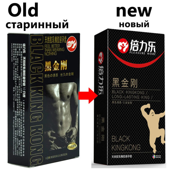 Black Passionate Condoms Sex Delay Ejaculation Sex Toy for Men Penis Cock Sleeves Temptation Accessories Erotic Long-Lasting 18+