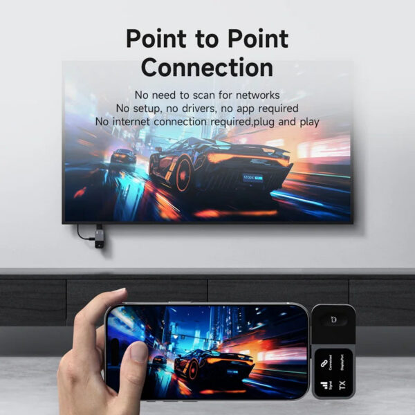 edd075717568a859 Hagibis Wireless USB C Transmitter and Receiver Kit HDMI Video Extender Mirroring Dongle for Phone Tablet Laptop Monitor Samsung