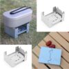2 Pack Solid Fuel Stove Portable Compact Mini Foldable Solid Alcohol Spirit Wax Tablets Stand Burner for Camping Outdoor Backpacking Hiking Trekking Survival Picnic