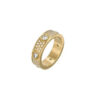 edeb49562818fdcb brand Jewelry Designer Couples Diamond Screw Ring Ladies stainless steel zircon jewelry Gift 6-10