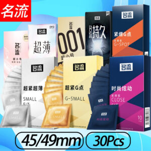 edf29173b74bc44b 30pcs Ultra Thin Condoms for Men Anti Falling Off 45mm 49mm Small Size Penis Sleeve Slim Fit Sex Toys Condom Couples Sex Tools