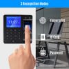 edf61eb52c0173b4 2.4 Inch Attendance Machine Fingerprint/Password/ID Card Recognition Time Clock Employee Checking-in Recorder Multi-language
