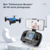 ee0928f03d302c6a K04 Mini Folding Storage Aircraft Mini Drone Aerial Photography High Definition Explosive drone 4k profesional mavic air2