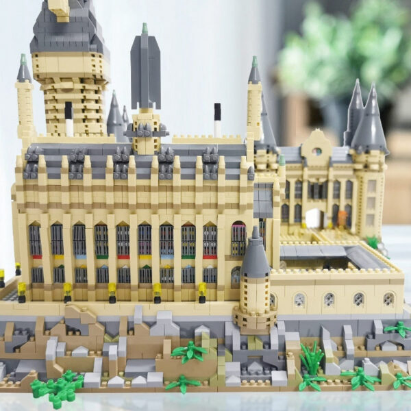 ee3b551f7ba688fb Micro Bricks City Creative Medieval Magic Castle Series School Architecture Palace Model Building Blocks Gifts Kid Assembly Toys
