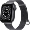 ee517cdb34623f62 OULUOQI Compatible with Apple Watch Band Series 9, Ultra/Ultra 2, SE 8 7 6 5 4 3 2 1 38mm 40mm 41mm 42mm 44mm 45mm 49mm Women and Men, Stainless Steel Milanese Loop Magnetic Clasp Replacement for