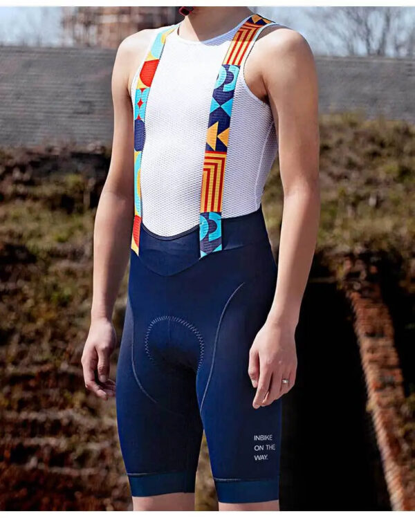 INBIKE Men's MTB Cycling Bib Shorts Bike Riding Pants Man Professional Bicycle Shorts for Men Road Bike Mountain Cycling Clothes