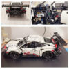 ee62663eda2e7b8d 911Rsr 1580PCS 1:10 Assembled Electric Model Remote Control Lights Building Blocks Sports Car Boy Toy