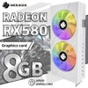 ee6ebd29bd5d8b47 MOUGOL NEW RX580 8G Video GDDR5 Memory Gaming Graphics Card Desktop Computer RGB placa de video AMD Radeon RX 580 8GB GPU