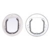 ee84f5d9110d8184 Dog Cat Flap Security Door for Sliding Glass Doors Window Gate with 4 Ways Lock Kitten Kitty Puppy Doggie Pet Supplies