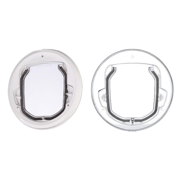 ee84f5d9110d8184 Dog Cat Flap Security Door for Sliding Glass Doors Window Gate with 4 Ways Lock Kitten Kitty Puppy Doggie Pet Supplies