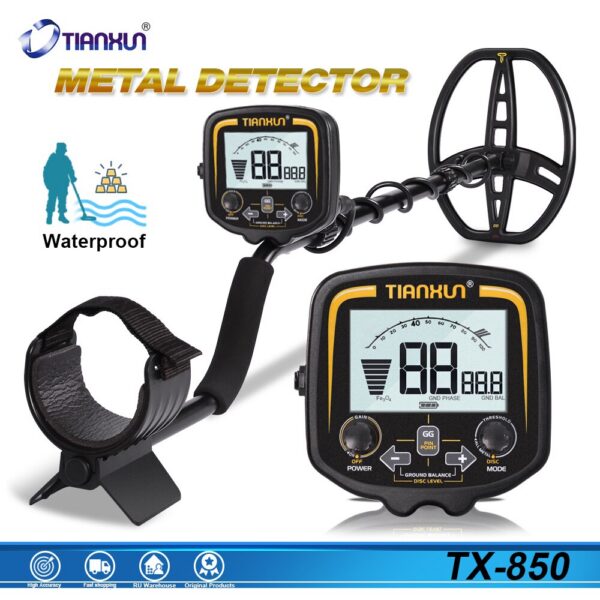 ee8655146fbda2b3 TX-850 Metal Underground Professional Depth 2.5m Scanner Search Finder Gold Detector Treasure Hunter Pinpointer 11inch