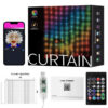 App DIY Picture Text Led Display Smart String Light RGB LED Bluetooth Control Curtain Lights